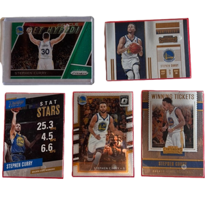 Stephen Curry basketball card lot